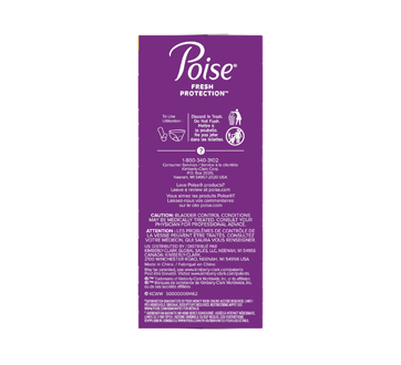 Image 4 du produit Poise - Protège-dessous d'incontinence, long, 50 unités