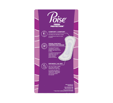 Image 5 du produit Poise - Protège-dessous d'incontinence, long, 50 unités