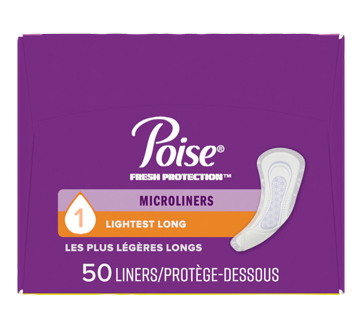 Image 6 du produit Poise - Protège-dessous d'incontinence, long, 50 unités