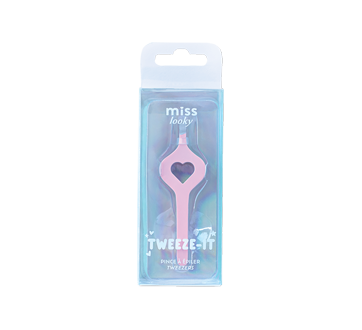 Image 2 du produit Miss Looky - Tweez-It pinces à épiler, coeur, 1 unité