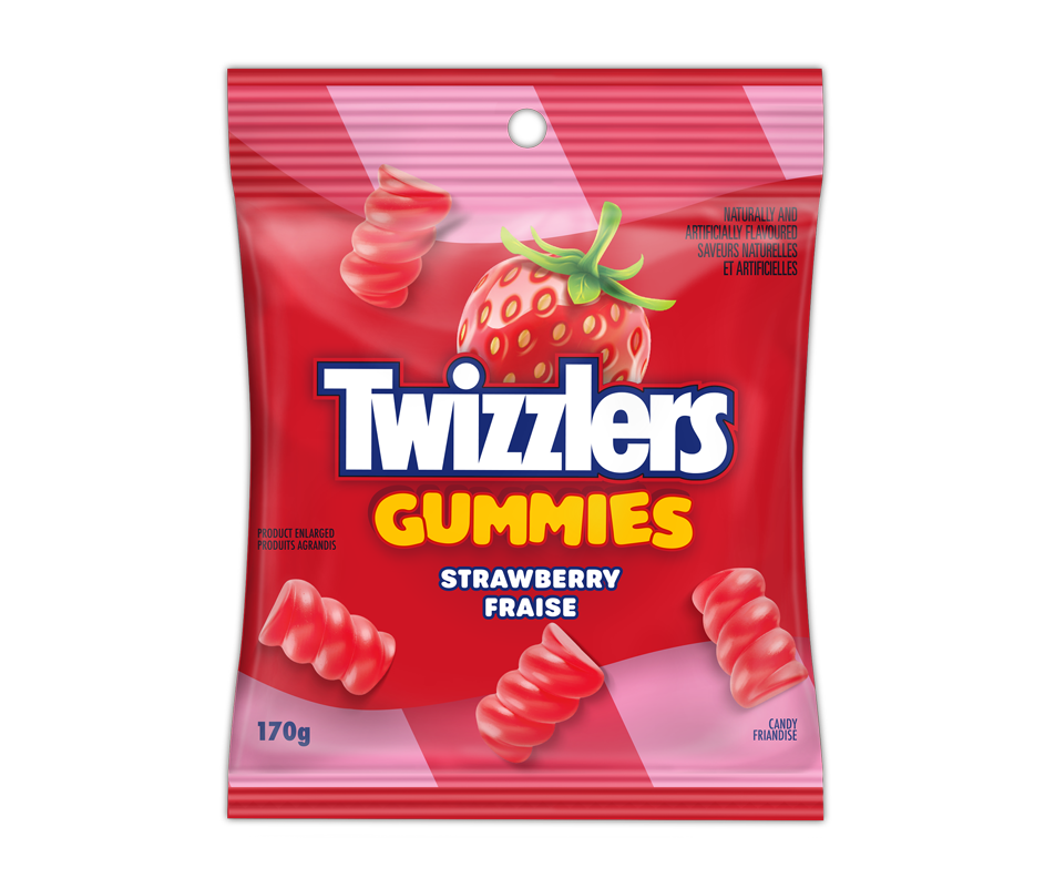 Twizzlers Gummies, fraise, 170 g – Hershey's : Bonbon | Jean Coutu