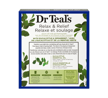 Image 3 du produit Dr Teal's - Ensemble-cadeau de sel d'Epsom pour le bain, 2 unités