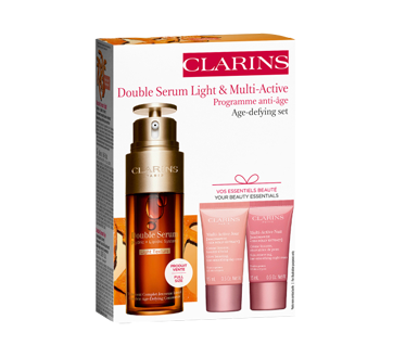 Image 3 du produit Clarins - Double Serum Light Texture & Multi-Active coffret anti-âge, 4 unités