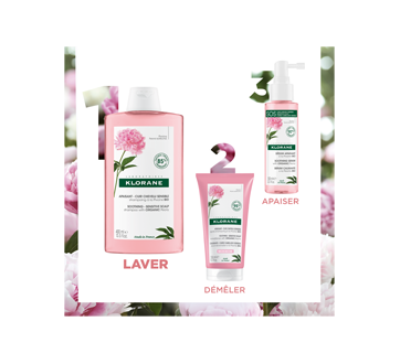 Image 5 du produit Klorane - Shampooing apaisant à la pivoine bio, 400 ml