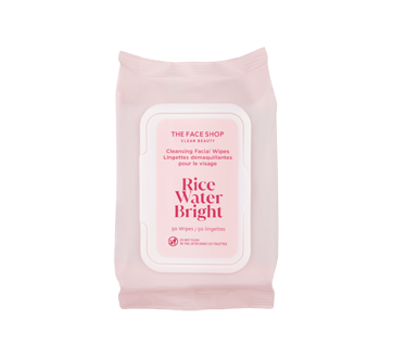 Rice Water Bright lingettes démaquillantes pour le visage, 50 unités