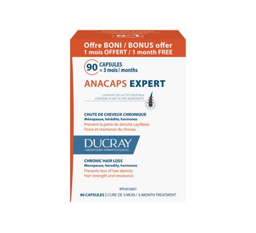 Anacaps Expert chute de cheveux chronique, Format boni, 3 X 30 unités