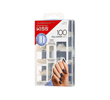 Image 5 du produit Kiss - Faux-ongles entiers carrés vie active, 100 unités