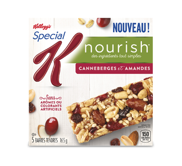 Special K Nourish barres canneberges et amandes, 165 g