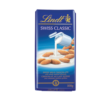 Swiss Classic chocolat au lait, amandes, 100 g