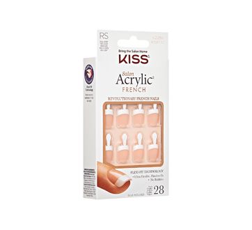 Image 2 du produit Kiss - Ongles Salon Acrylic French, 28 unités