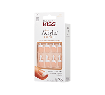 Image 4 du produit Kiss - Ongles Salon Acrylic French, 28 unités