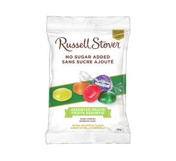 Bonbons durs aux fruits assortis, 150 g – Russel Stover : Bonbon sans sucre