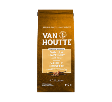Café moulu, vanille noisette, 340 g – Van Houtte : Café