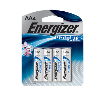 Ultimate AA piles lithium, 4 unités – Energizer : Pile et batterie standard