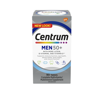 Image 2 du produit Centrum - Supplément homme 50+, 90 unités