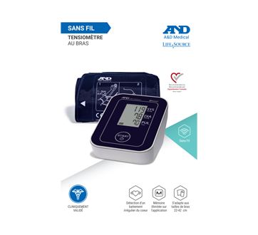 Appareil de mesure de pression artérielle à bras numérique automatique pour  mesurer la pression avec bracelet Intelli Wrap, pour la surveillance