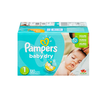 Couches Baby Dry 1 Unites Taille 1 Format Super Pampers Couche Jean Coutu