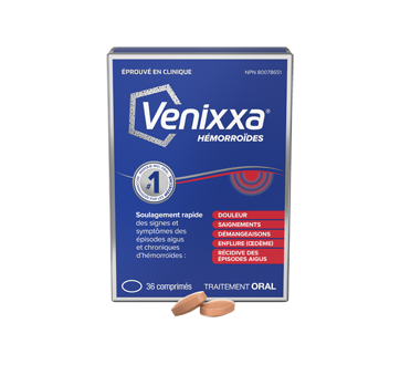 Hémorroïdes comprimés, 36 unités – Venixxa : Hémorroïde