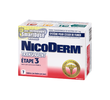 Nicoderm Transparent Timbres Etape 3 7 Mg 7 Unites Nicoderm Patch Et Pastille Jean Coutu