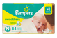 Vignette du produit Pampers - Swaddlers couches, taille N, 84 unités