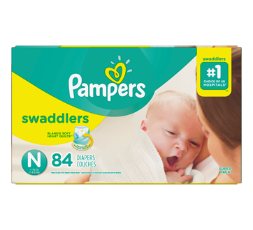 Pampers Swaddlers Lot de 150 couches jetables Taille 4 (l'emballage et les  impressions peuvent varier) : : Bébé et Puériculture