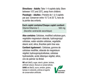 Image 2 du produit Jamieson - Vitamine C  500 mg, 100 unités