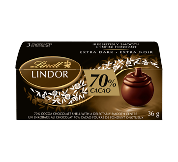 Lindor truffes, chocolat noir, 36 g