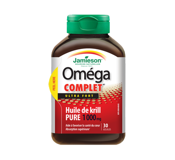 Oméga Complet Super Krill ultra fort 1 000 mg, 30 unités