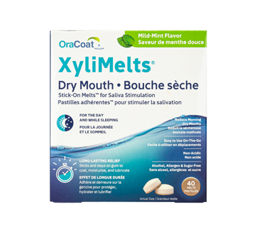 Xylimelts® – Comprimé adhésif contre la bouche sèche – Bi-pharma