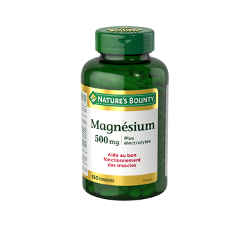 Magnésium 500 mg plus électrolytes, 150 unités