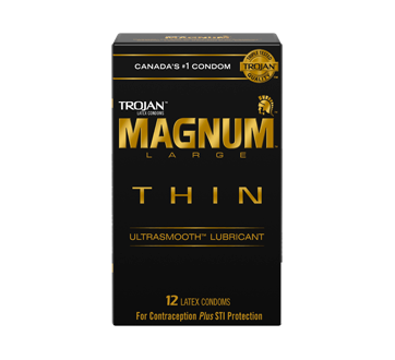 Magnum Mince condoms lubrifiés, 12 unités