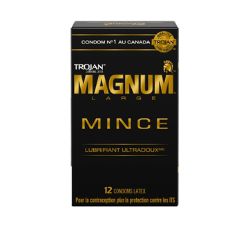 Image 2 du produit Trojan - Magnum Mince condoms lubrifiés, 12 unités