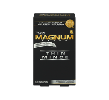 Image 3 du produit Trojan - Magnum Mince condoms lubrifiés, 12 unités