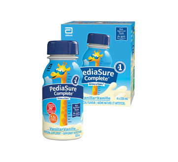 Complete supplément nutritionnel pour enfants, vanille, 4 x 235 ml