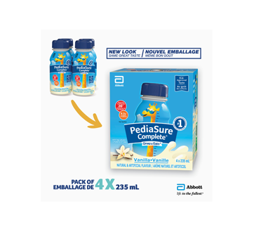 Image 2 du produit PediaSure - Complete supplément nutritionnel pour enfants, vanille, 4 x 235 ml