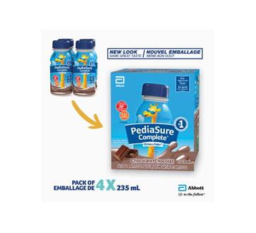 Image 2 du produit PediaSure - Complete supplément nutritionnel pour enfants, chocolat, 4 x 235 ml