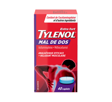 Tylenol Mal De Dos Extra Fort 40 Unités