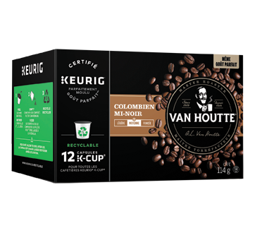 Image 2 du produit Van Houtte - K-Cup capsules de café colombien, 12 unités, mi-noir