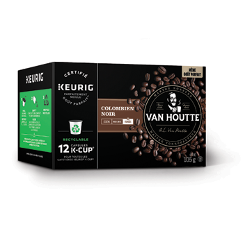 Image 2 du produit Van Houtte - K-Cup capsules de café colombien, 12 unités, noir