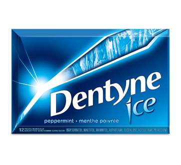 Dentyne Ice menthe poivrée, 12 unités