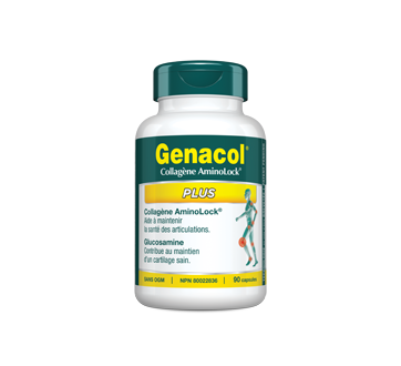 Genacol Plus avec collagène AminoLock et glucosamine pour les articulations, 90 unités