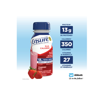 Ensure Calories Plus Fraise 6 X 235 Ml Ensure Supplement Alimentaire Liquide Jean Coutu