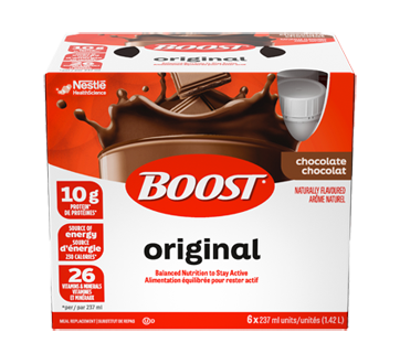 Boost, chocolat, 6 x 237 ml