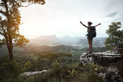 There’s plenty to capture your attention when you’re hiking through the woods