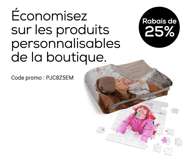 Rabais sur les produits de la boutique