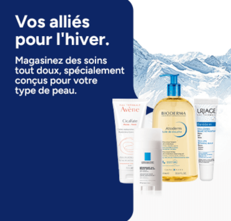 Magasinez des soins tout doux, spécialement conçus pour votre type de peau.