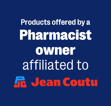 Products offered by a Pharmacist owner affiliated to Jean Coutu