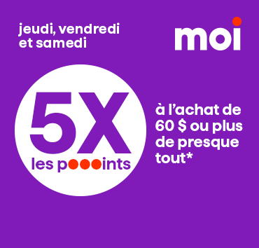 5x les points